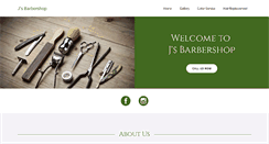 Desktop Screenshot of jsbarbershop.com