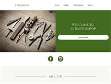 Tablet Screenshot of jsbarbershop.com